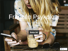 Tablet Screenshot of franzenpsykologi.com
